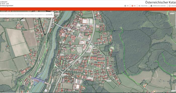 Tagesaktuelle Katasterdaten des BEV mit FME-Unterstützung
